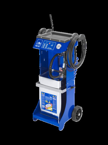 FB 30 S - 30-liter electric brake bleeding unit with integrated suction device