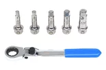 ABN Brake Tool Sets w/ 18 Pc Disc Brake Caliper Tool Kit & 8 Pc Drum Brake Tool Kit Removal and Installation Tools 
